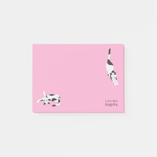 Post-it® The Cats of cadstudios Pink (Devant)