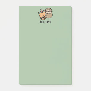 Post-it® Thé de bulle et fentes de boule personnalisé