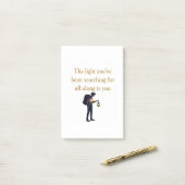 Post-it® The light is you iPad Smart Cover (Sur un bureau)