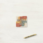 Post-it® The Obstacle Is The Way (Sur un bureau)