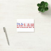 Post-it® The word "Dream" with American flag (Bureau)