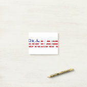 Post-it® The word "Dream" with American flag (Sur un bureau)
