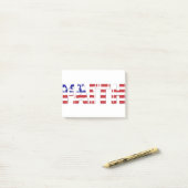 Post-it® The word " Faith"  with American flag (Sur un bureau)
