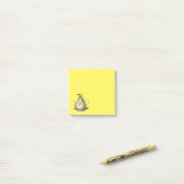 Post-it® Théière Poire Souriante (Sur un bureau)