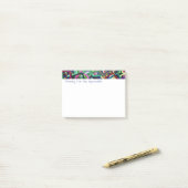 Post-it® Thème Abstrait progressif et moderne Vivid (Sur un bureau)