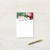 Post-it® thème casino, poker, casino vegas (Sur un bureau)