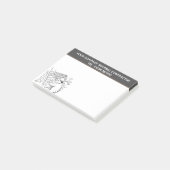 Post-it® Thème de dessin de l'entrepreneur de toiture pour  (Incliné)