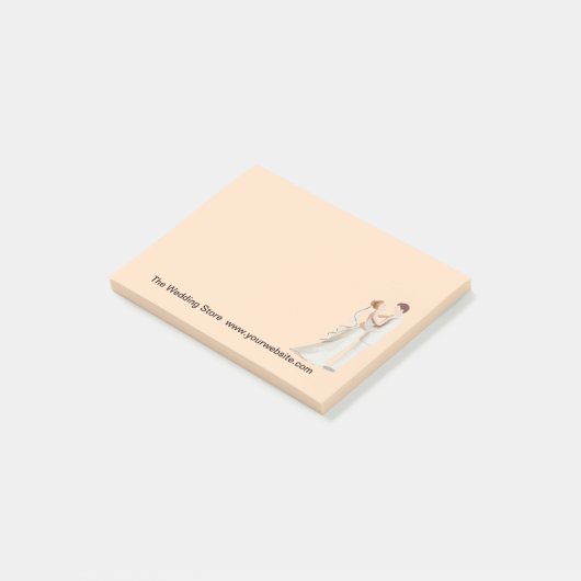 Post-it® Thème de la mariée Mariage (Incliné)