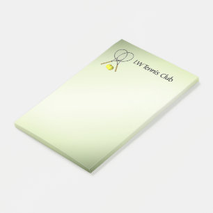 Post-it® Thème de sport de tennis personnalisé