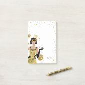 Post-it® thème des filles gatsby des années 1920 (Sur un bureau)