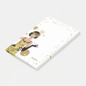 Post-it® thème des filles gatsby des années 1920 (Incliné)