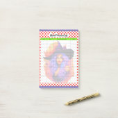 Post-it® Thème d'Halloween mûr - Journal de pression sangui (Sur un bureau)