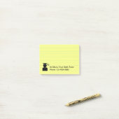 Post-it® Thème du tuteur mathématique enseignant (Sur un bureau)