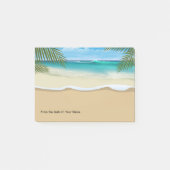 Post-it® Thème Plage Bureau Côtier Plaques-Notepads Sticky (Devant)