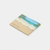 Post-it® Thème Plage Bureau Côtier Plaques-Notepads Sticky (Incliné)