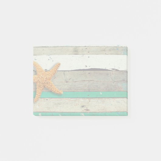 Post-it® Thème Plage Starfish Mariage Rustique (Devant)