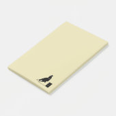 Post-it® Thème Rodéo Cowgirl Barrel Racine Silhouette (Incliné)