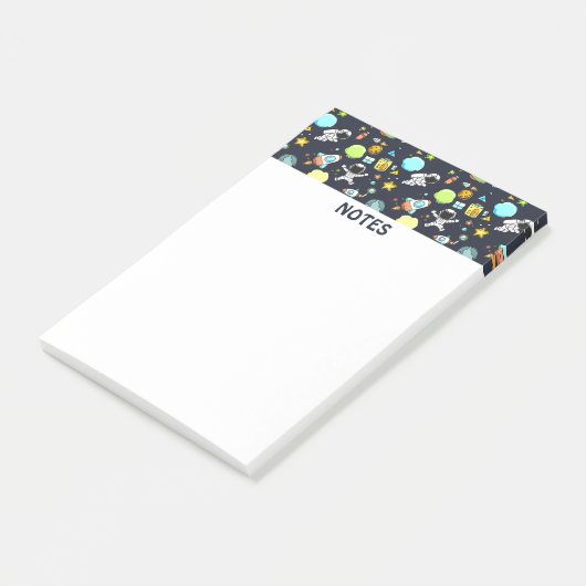 Post-it® Thème spatial cool - Astronauts & Rocket Ships (Incliné)