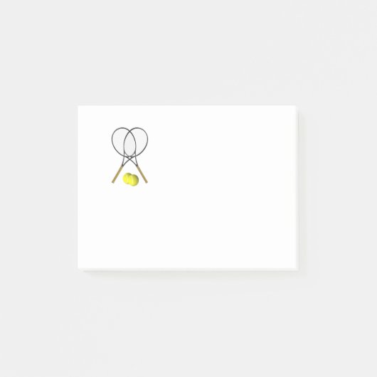Post-it® Thème Sport Tennis (Devant)