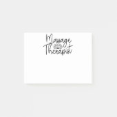 Post-it® Thérapeute de massage mignonne (Devant)