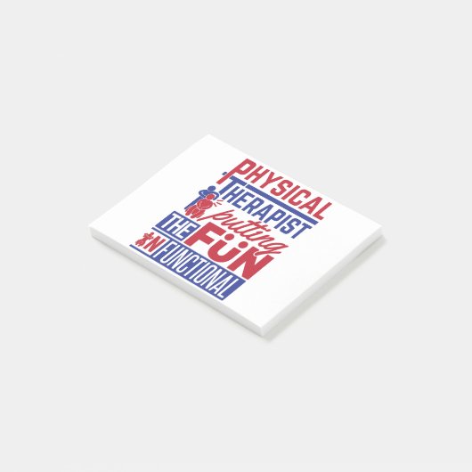 Post-it® Thérapeute physique pour s'amuser dans le fonction (Incliné)