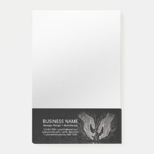 Post-it® Thérapie de Massage Mains de Guérison Énergie Spa