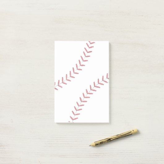 Post-it® Threads de baseball (Sur un bureau)