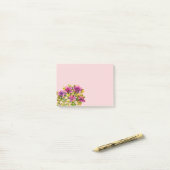 Post-it® Thym peint à l'aquarelle (Sur un bureau)