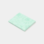 Post-it® Tie Dye | Monogramme vert de menthe pastel (Incliné)