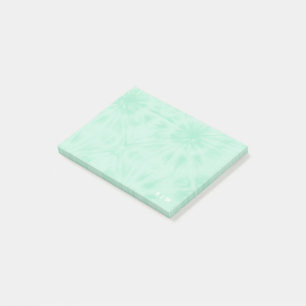 Post-it® Tie Dye   Monogramme vert de menthe pastel