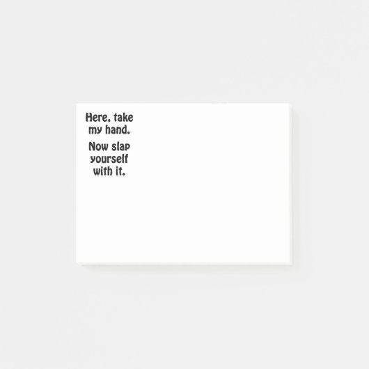 Post-it® Tiens, Prends Ma Main (Devant)