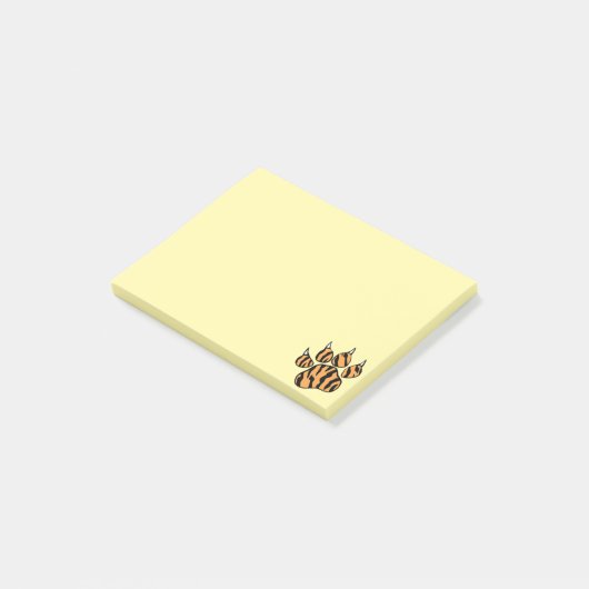 Post-it® Tiger Paw Dessin Notes mites (Incliné)