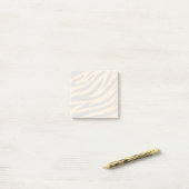 Post-it® Tiger Stripes noir Orange Wild Animal patte (Sur un bureau)