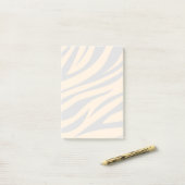 Post-it® Tiger Stripes noir Orange Wild Animal patte (Sur un bureau)