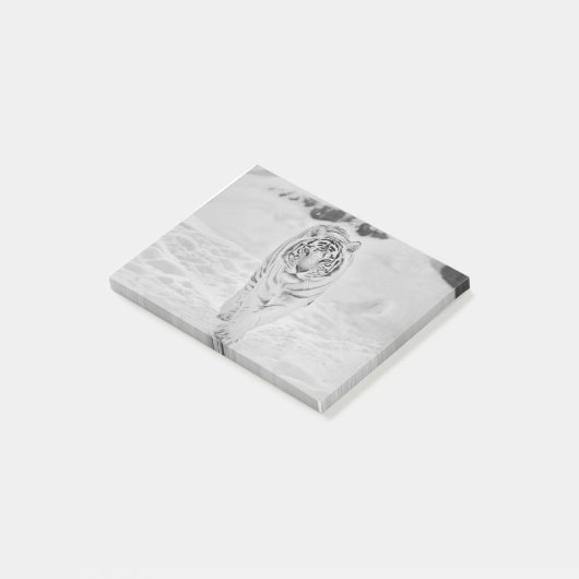 Post-it® Tigre blanc de 🐅 (Incliné)