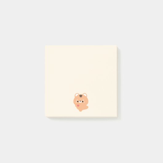 Post-it® Tigre d'amour mignon (Devant)
