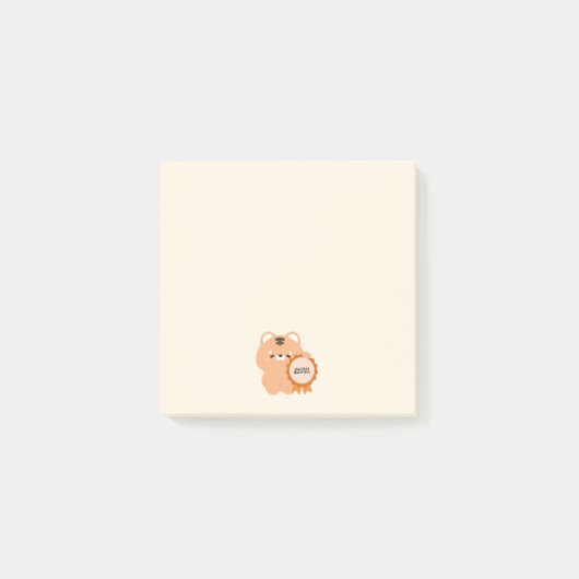 Post-it® Tigre Épuisé Certifié (Devant)
