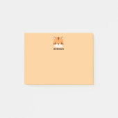 Post-it® Tigre mignon avec nom personnalisé (Devant)