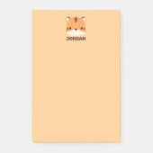 Post-it® Tigre mignon avec nom personnalisé (Devant)
