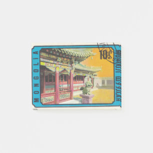 Post-it® Timbre postal rétro Mongol Shuudan