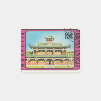 Post-it® Timbre postal vintage asiatique Mongol shuudan