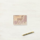 Post-it® Timbre-poste Cameroun Cobe de buffon (Sur un bureau)