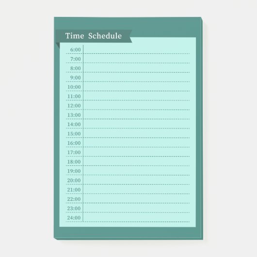Post-it® time schedule (Devant)