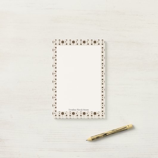 Post-it® Timeless Florals (Sur un bureau)