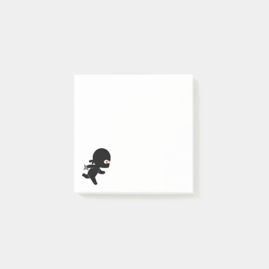 Post-it® Tiny Ninja Courir (Devant)
