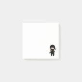 Post-it® Tiny Ninja tenant l'étoile à lancer (Devant)