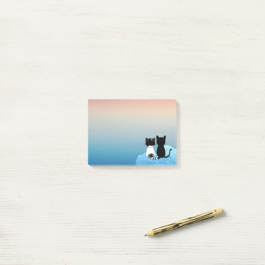 Post-it® Tipsy et Tapsy :Ensemble (Sur un bureau)