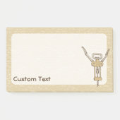 Post-it® Tire-bouchon (Devant)