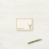 Post-it® Tire-bouchon (Sur un bureau)