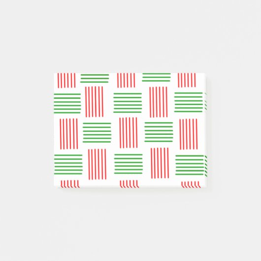 Post-it® tissage de Noël (Devant)